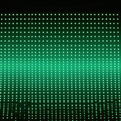 Green LED screen texture dots background display light TV pixel pattern monitor screen blank empty pattern with copy space for product design or text 