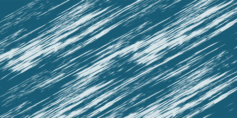 blue ocean waves Ocean surface. Sea vector illustration with water waves, blue sky and white clouds graphics, cartoon seascape or waterscape