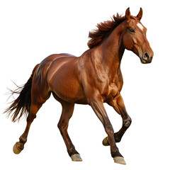 Naklejka premium Horse on white background,png