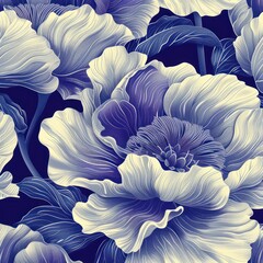 seamless pattern background of a flowers