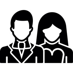 Bride and Groom Icon