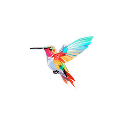 Obraz premium Bearded vulture bird silhouette vector illustration abstract