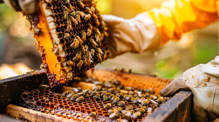 Honey Harvest: Beekeeper's Frame