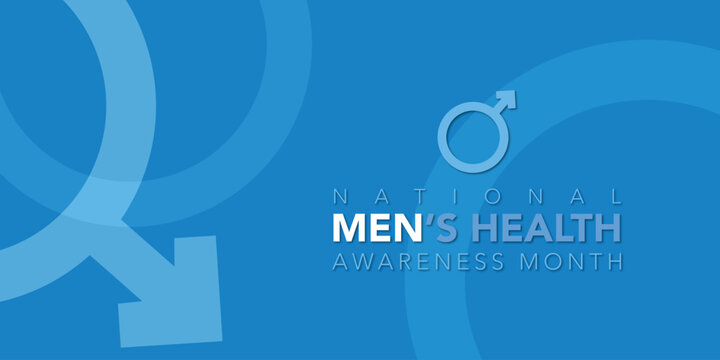 Vector illustration on the theme of Men's health awareness month observed each year during November banner, Holiday, poster, card and background design.