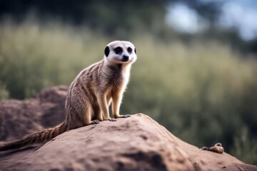Fototapeta premium 'meerkat suricatemammalsuricatayounganimaljungtier suricate mammal suricata young animal jung'