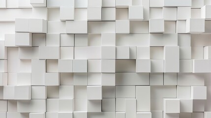 White cube background. Generative AI