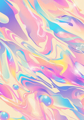 Fototapeta premium Colorful liquid marble pattern background, gold texture