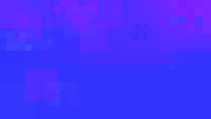 Abstract Digital Pixelated Background in Blue with Pink Highlights