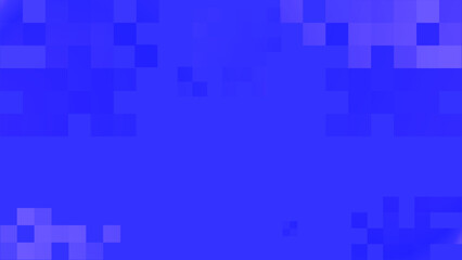 Vivid Blue Pixelated Squares Background for Creative Design