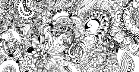 Adult colouring book page