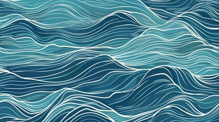 This abstract texture background captures the essence of water with its fluid mix of blues and greens