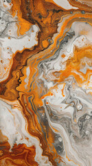 Experiment with pouring techniques to achieve a sophisticated marble-like effect