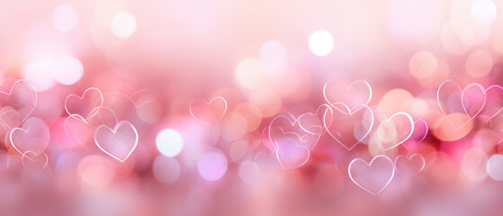 Valentines day background banner