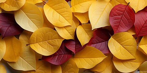 yellow red leaves background