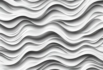 Obraz premium 'waves panel wall texture background abstract 3D seamless Vector White wall Interior pattern interior Vector decoration white Wavy background'
