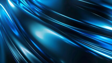 sleek shades of blue with glowing tech elements modern abstract background