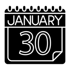 January Icon Design