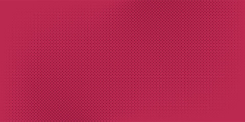 Vertical vector gradient viva magenta trendy 2023 color comic pop-art halftone background template, texture. Vector illustration Geometric vintage monochrome fade wallpaper. Pop art print. Dotted