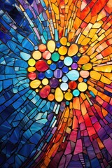 Vibrant Mosaic Artwork