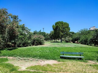Photo of Plato's Academy Park in Athens, Greece. Plato's Academy Park is a historic public park located in Akadimia Platonos, in downtown Athens, Greece.