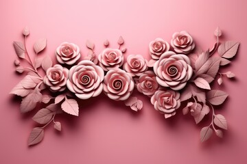 Elegant pink rose floral arrangement