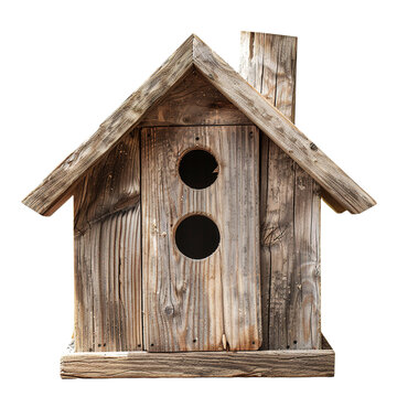 recommend clip art: Wooden bird house isolated on white or transparent background