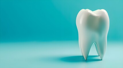 Tooth, health, dentistry concept blue background. dental background.