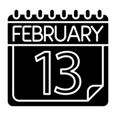 February Icon Design For Personal And Commercial Use