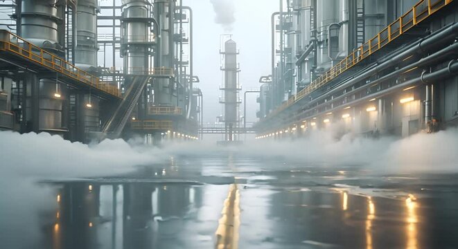 Steam rising through connecting tubes in distillation columns for extracting oils. Concept Distillation Columns, Steam Extraction, Essential Oils, Aromatic Process