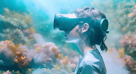 Workshop combining VR AR aquatic conservation biofeedback and wearable technology. Concept AR, VR, Aquatic Conservation, Biofeedback, Wearable Technology