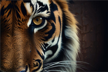 portrait of a bengal tiger