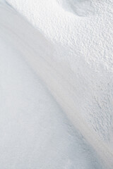 Dune Sand Ripple Closeup Texture im Cold Winter Morning Sunlight with Shallow Depth of Field