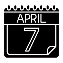 April Icon Design For Personal And Commercial Use