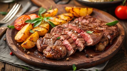 Homemade Amish steak.