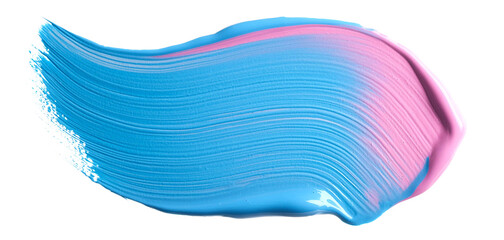 trace of blue and pink paint