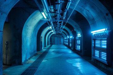 Futuristic Bunker for Nuclear Waste Disposal Image