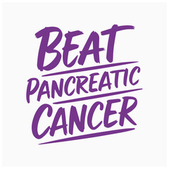 beat pancreatic cancer breast cancer awareness month in October. Realistic pink ribbon symbol. Vector illustration.