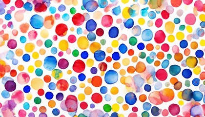 'abstract illustration watercolor background painting Colorful colors confetti pencil dot polka pattern colourful texture white colours pastel wallpaper circl'