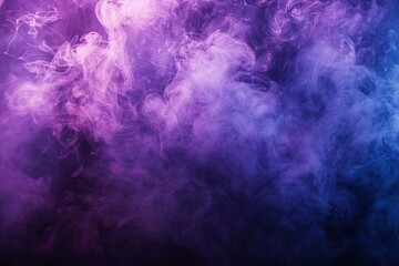 Violet and Blue Smoke Art with Dense Foggy Effect