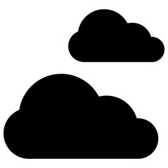 cloud solid icon