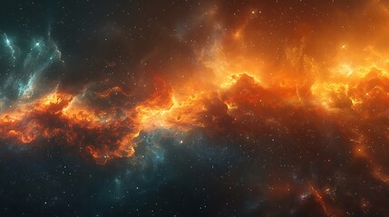 a nebula space wallpaper