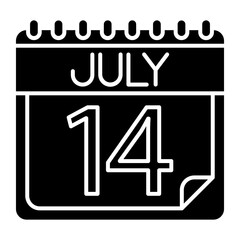 July Icon Design For Personal And Commercial Use