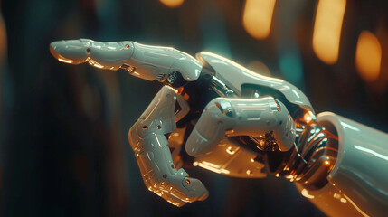 a robotic hand is shown in this und - 3d image