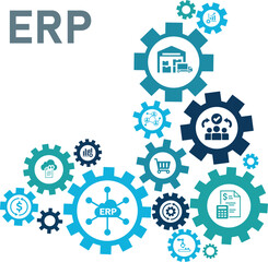 Extended Producer Responsibility (ERP). Enterprise resource planning business and modern technology concept