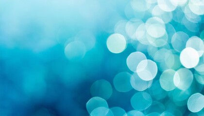 soft unfocused horizontal banner background bokeh graphic with dodger blue light sky blue and turquoise colors space for text or image