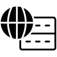 web server solid icon