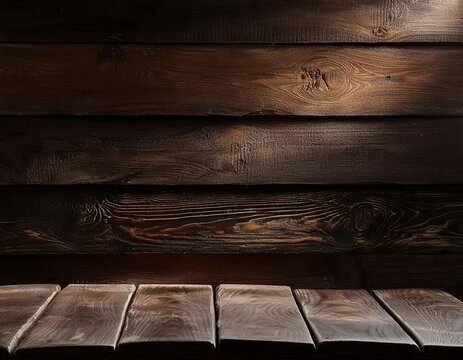 Rustic Wood Texture - Vintage Wooden Workshop Table Background