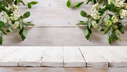 white table top with natural wood texture