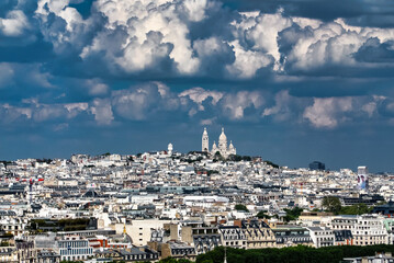 Fototapeta na wymiar April 22, 2022: Les Invalides is an architectural complex and panoramic landscape of the city.
