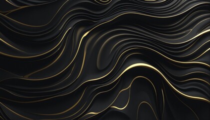 Opulent Waves: A Contemporary, Stylish Design for Luxury Decorations